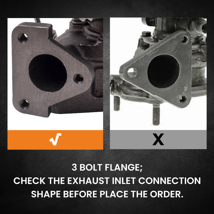 Tuningsworld KO3 Turbo Compatible for Seat Ibiza II MK2 1.9 TD Diesel 1993-1996