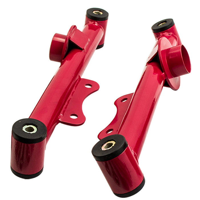 Tuningsworld Rear Upper Lower Tubular Control Arm Kit w/ Hardware Compatible for Ford Mustang 1979-2004