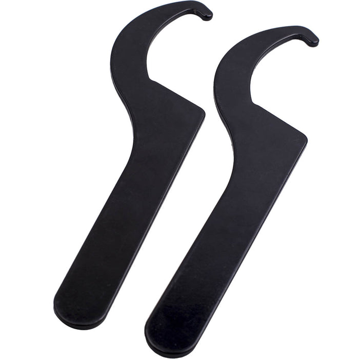 2x Steel Coilover C Spanner Hook Wrench Universal Coil Over Spring