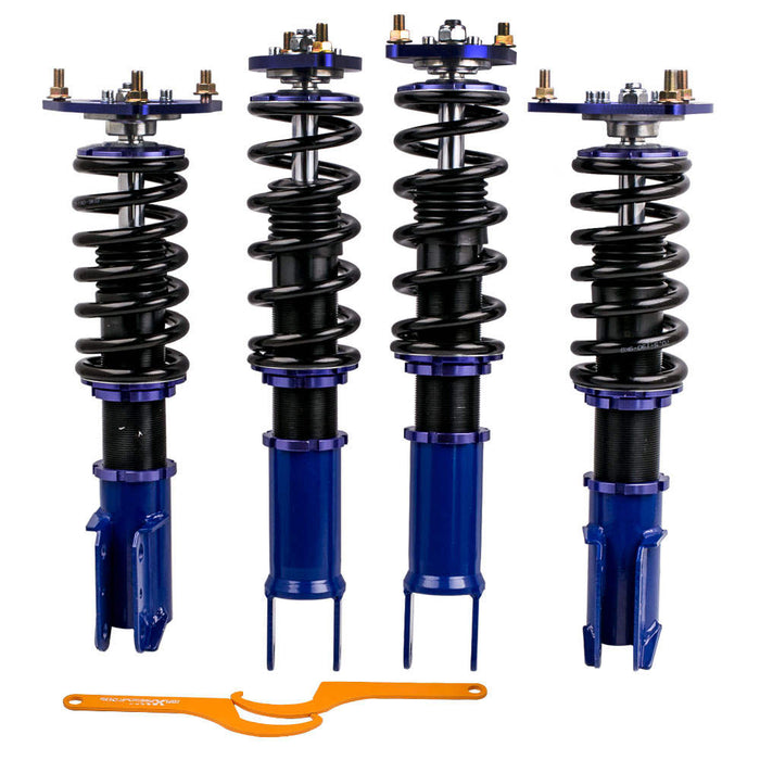 Motorsport Coilover Suspension Compatible for Mitsubishi Lancer EVO 7 8 9 CT9A Strut Mount Adj.