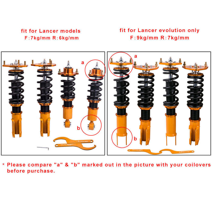 Coilover suspension sport suspension compatible for Mitsubishi Lancer Evolution EVO VII VIII IX