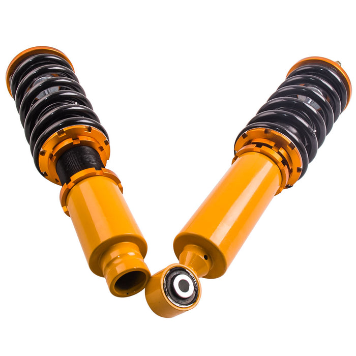 Tuningsworld Coilovers Strut Compatible for Honda CR-V 1996-2001 Suspension Spring Shock Absorber Adjustable Height Front Rear (Set of 4)