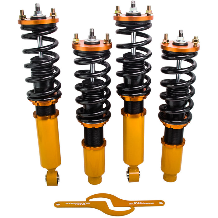 Coilovers Strut for Honda CR-V 1996-2001 Suspension Spring Shock Absorber Adjustable Height Front Rear (Set of 4)