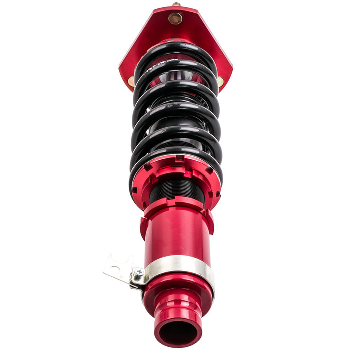 Tuningsworld Coilovers Suspension Compatible for Honda Prelude 1992-2001 Coil Spring Lower Strut Shock Absorber Adjustable Height Front Rear (Set of 4)