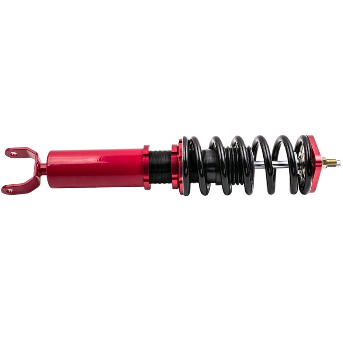 Tuningsworld Coilovers Suspension Compatible for Honda Prelude 1992-2001 Coil Spring Lower Strut Shock Absorber Adjustable Height Front Rear (Set of 4)