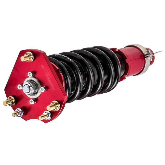 Tuningsworld Coilovers Suspension Compatible for Honda Prelude 1992-2001 Coil Spring Lower Strut Shock Absorber Adjustable Height Front Rear (Set of 4)