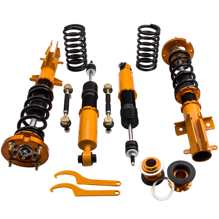 4PCS Coilovers Struts for Ford Mustang 2005-2014 Spring Shock Absorber Adj. Camber Plate & Height
