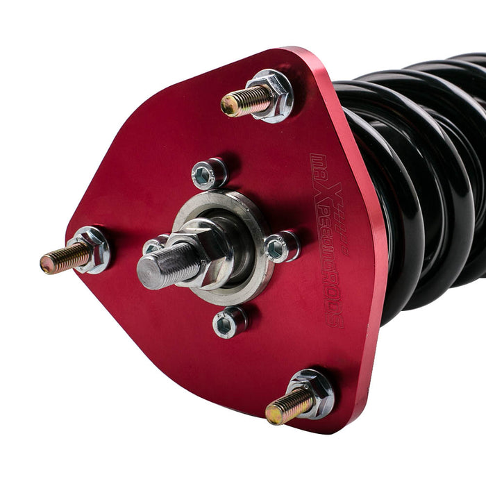 Coilovers Struts Compatible for Nissan Fairlady Z 350Z Z33 2003-2008 Red