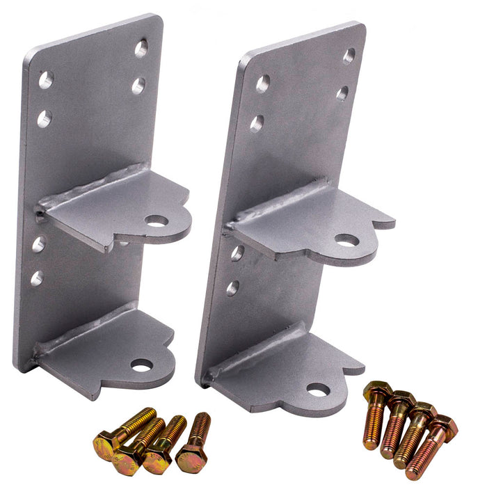 For C10 Truck LS LSX Engine 4.8 5.3 5.7 6.0 6.2 Swap Bracket Mount Pair W/Bolts