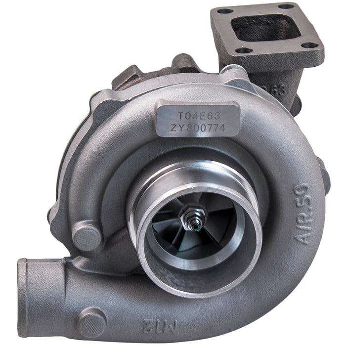 Tuningsworld T3 T4 T03 T04 T04E T3T4 Turbocharger .63 A/R Turbo 400HP 5 Bolt Flange Uni Turbo