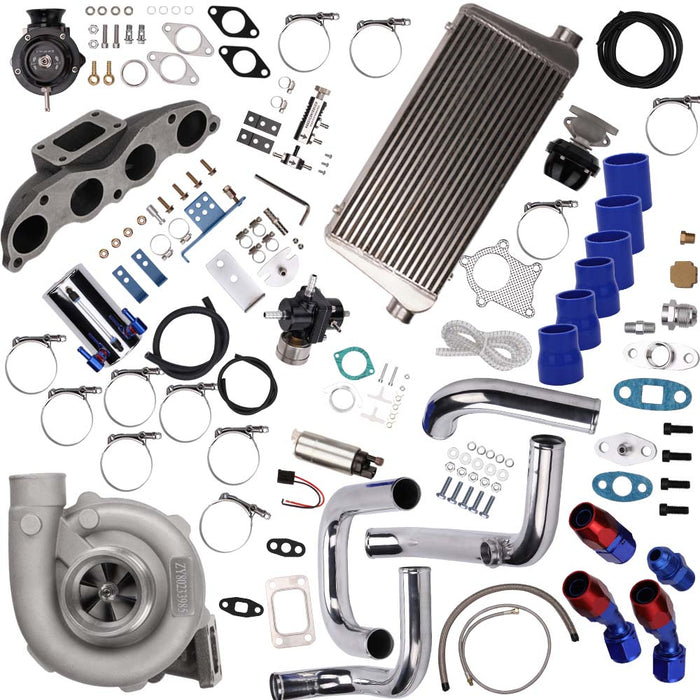Turbo Kits Compatible for Acura RSX K20 2002-2006 A/R: 0.63 T3/T4 Turbocharger