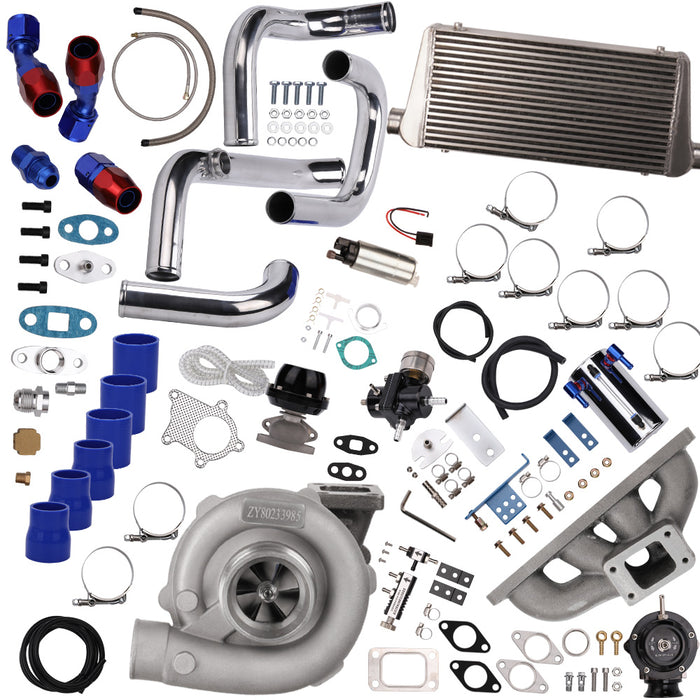 Turbo Kits Compatible for Honda Civic DX Coupe 2-Door 1993-2000 Tuningsworld T3/T4 Turbocharger
