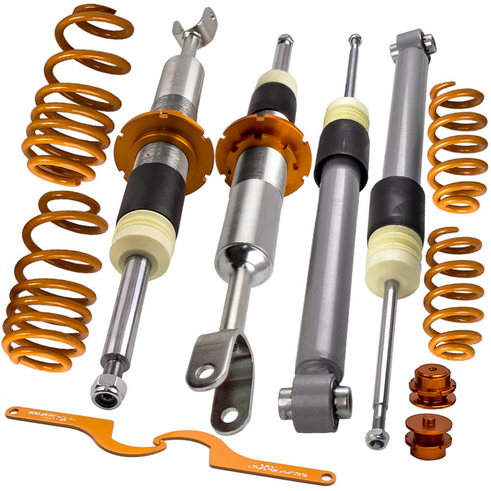 Coilovers Kits Compatible for Audi A4 B6 B7 (8E) all models 2WD Gold