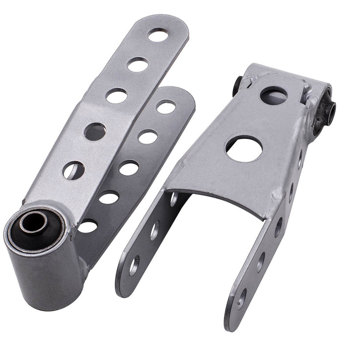 Tuningsworld 2"-3" Rear Drop Shackles Lowering Kit Compatible for Chevy Silverado Compatible for GMC Sierra