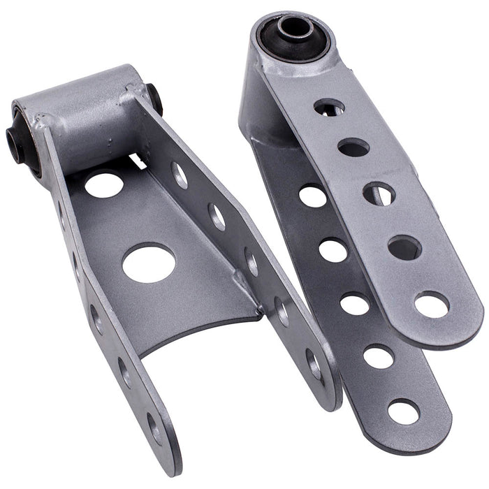 Tuningsworld 2"-3" Rear Drop Shackles Lowering Kit Compatible for Chevy Silverado Compatible for GMC Sierra