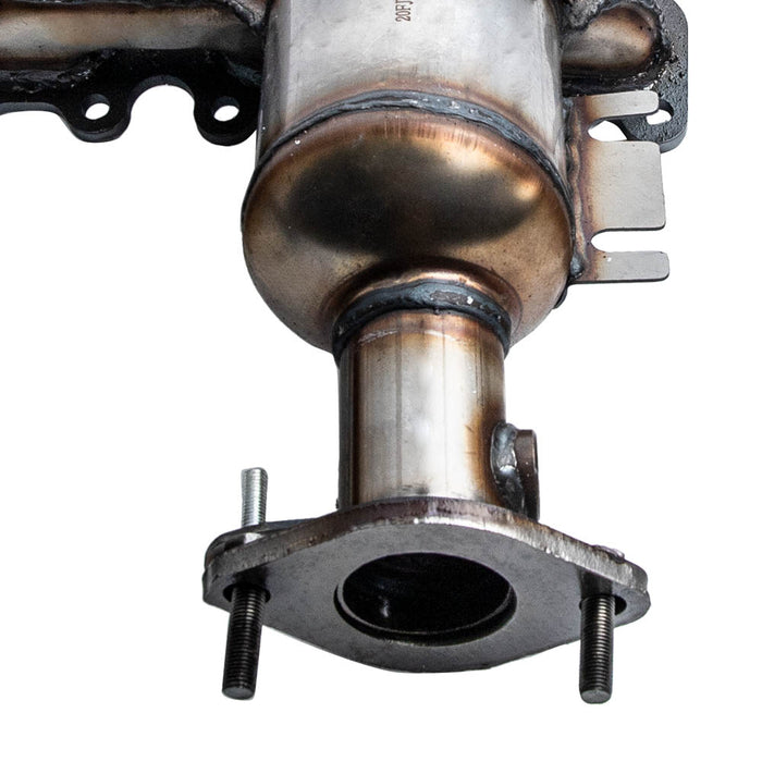 Pair Exhaust Manifold w/ Catalytic Converter Compatible for Ford Explorer XLT V6 3.5L 2013-2019