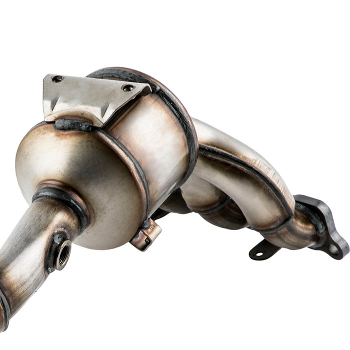 Exhaust Manifold Catalytic Converter Compatible for Ford Fiesta Ikon 1.6L 2012-2015