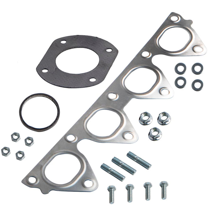 Exhaust Manifold w/ Integrated Catalytic Converter Compatible for Honda Civic D16Y7 Engine