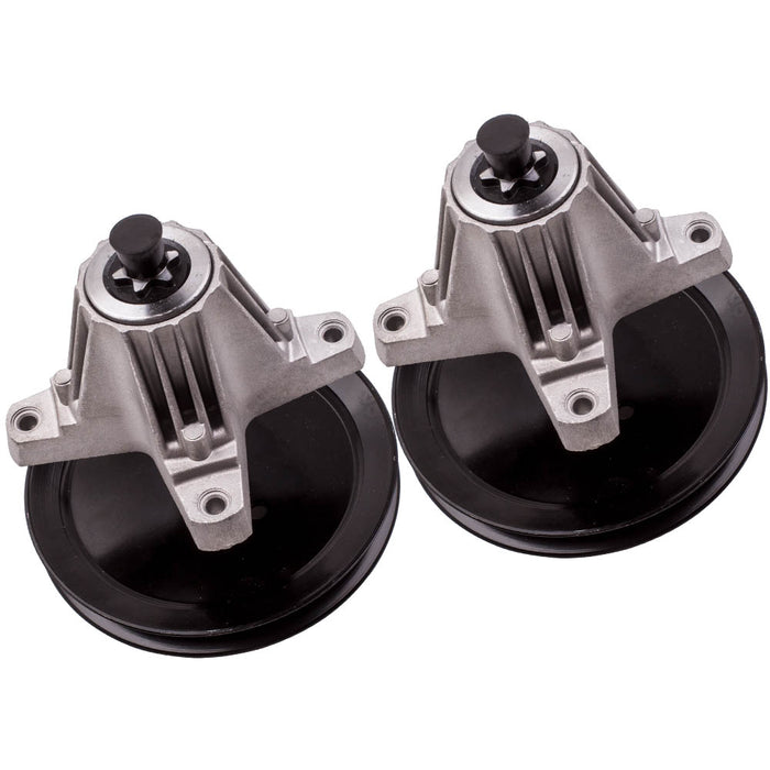 2 Pcs Mower Mandrel Spindle Assembly for Troy-Bilt 46" Deck 618-04865A 918-04636