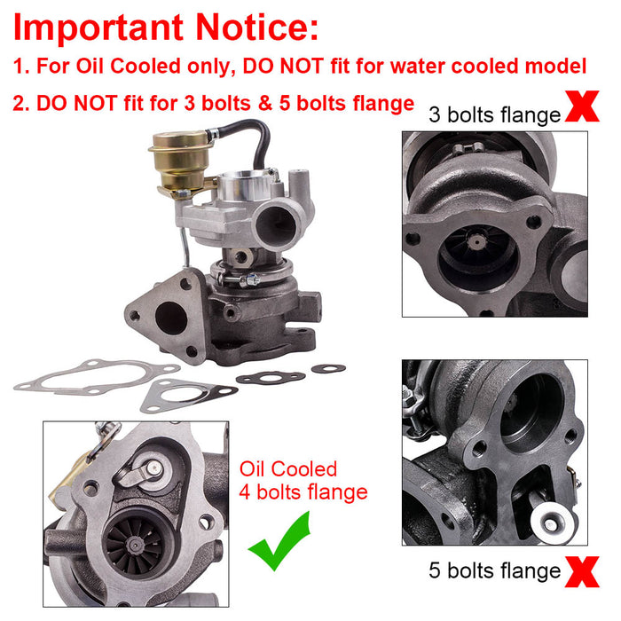 Tuningsworld TD04-12T Turbocharger Compatible for Mitsubishi Triton, L200 2.8L 4M40T 94-98