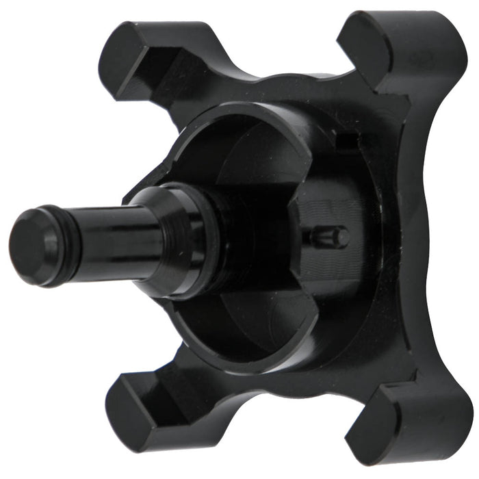 Black Billet Diesel Fuel Drain Valve Compatible for Ford Powerstroke 6.7L 2017-2020