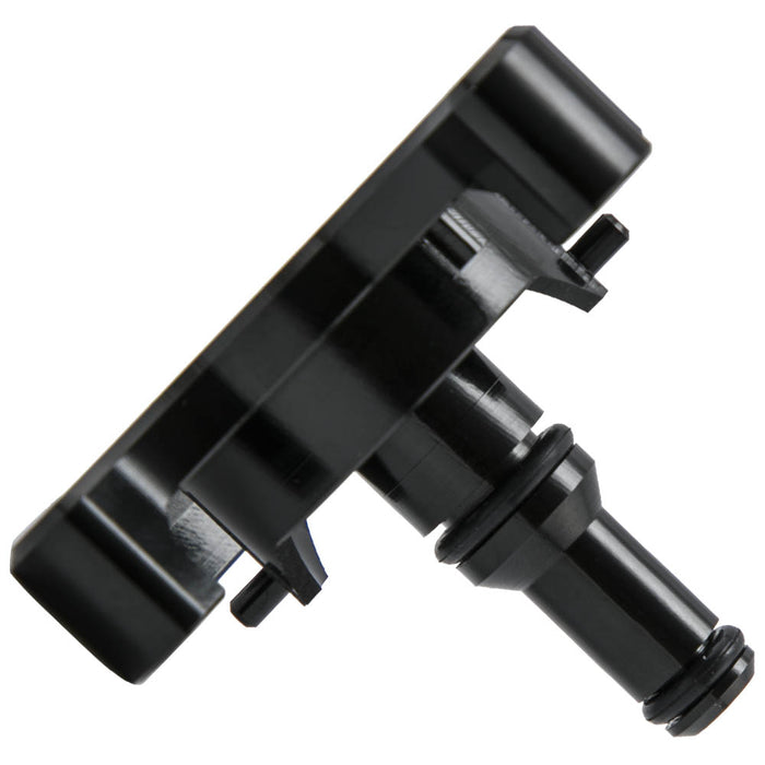Black Billet Diesel Fuel Drain Valve Compatible for Ford Powerstroke 6.7L 2017-2020