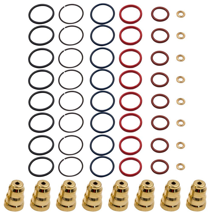 Tuningsworld Fuel Injector Sleeve Cup Removal Installer Remove Tool Kit Compatible for Ford 7.3L 1994-2003
