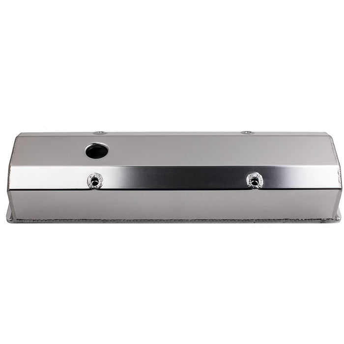 Tuningsworld Aluminum Valve Cover Compatible for Chevy SBC 283 302 305 327 350 383 400 Engine Small Block (1958-1986)