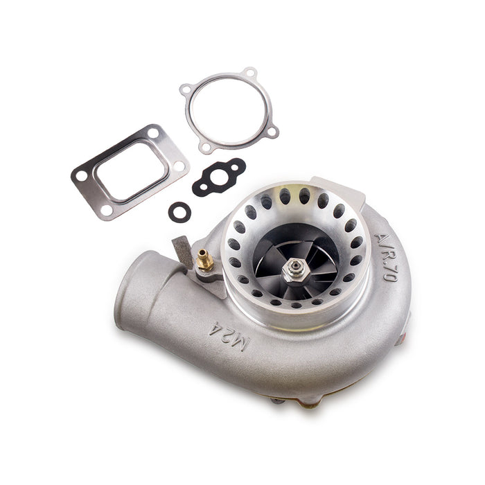 Tuningsworld Turbocharger Compatible for 4/6 cylinder and 3.0-6.0L engines A/R .70