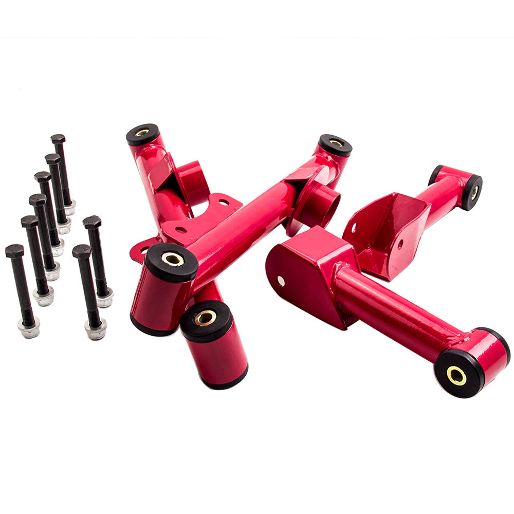 Tuningsworld Rear Upper Lower Tubular Control Arm Kit w/ Hardware Comp ...