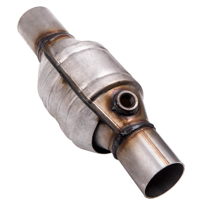 1pcs Universal Three-way High-Flow EPA Catalytic Converter Standard 2.25 inch