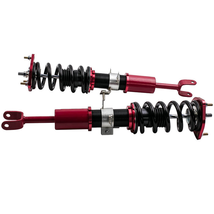 Coilovers Struts Compatible for Nissan Fairlady Z 350Z Z33 2003-2008 Red