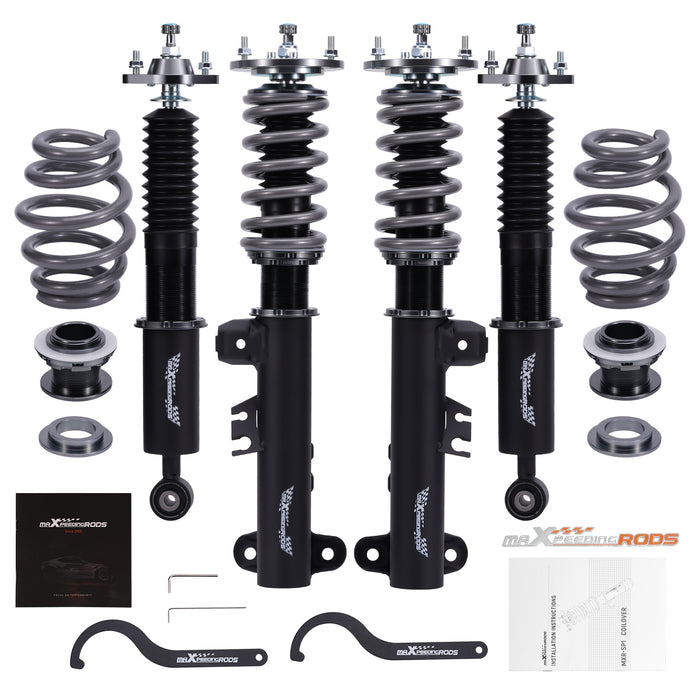 Maxpeedingrods 24-level Rebound Damping Adj. Coilovers Kit compatible for BMW 3 Series E36