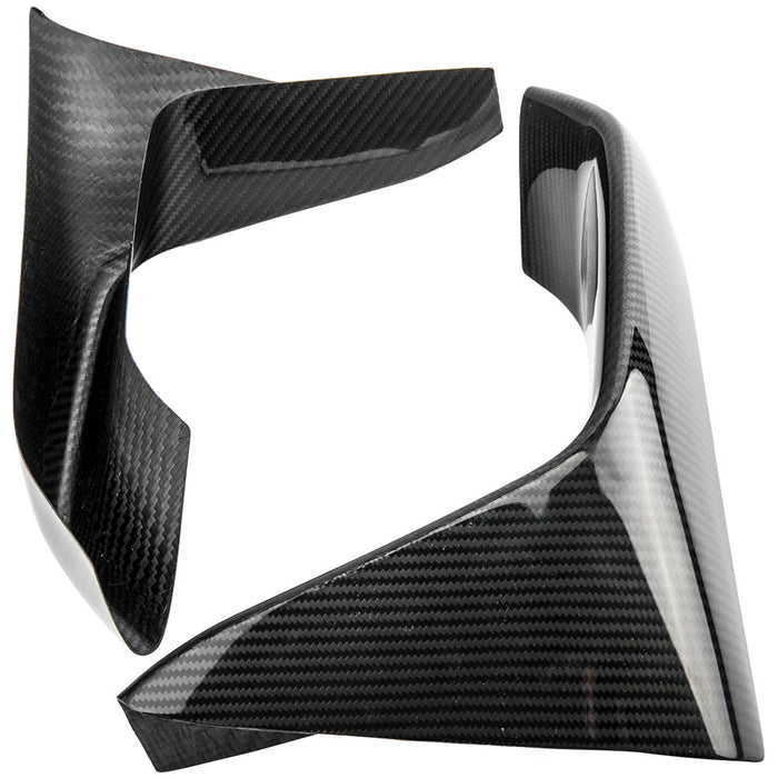 Front Bumper Lip Splitter Spoiler Compatible for BMW F80 M3 F82 F83 M4 2015-2018 Carbon Fiber