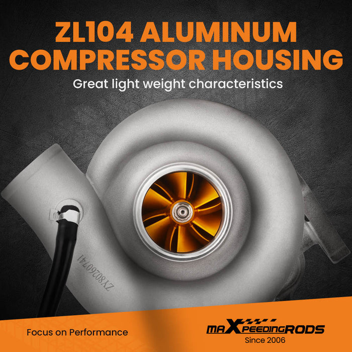 Billet Compressor Wheel Street Performance Turbocharger Compatible for Subaru Impreza STI TD05 20G EJ20 EJ25 2002-2006