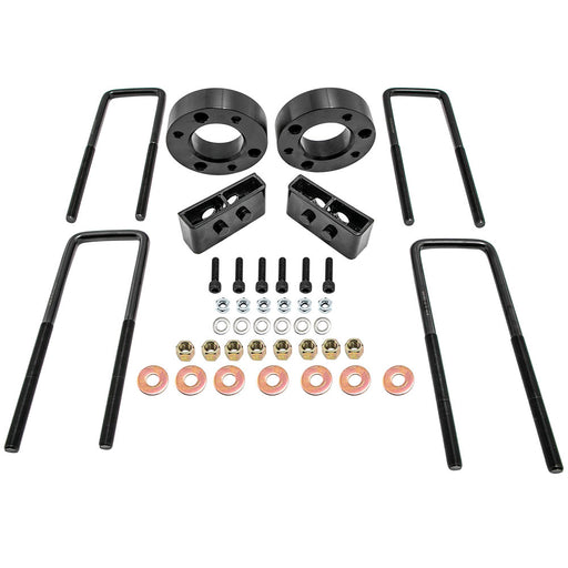 2.5 Front 1.5 Rear Black Leveling lift kit compatible for Ford F150 4WD 2009-2018