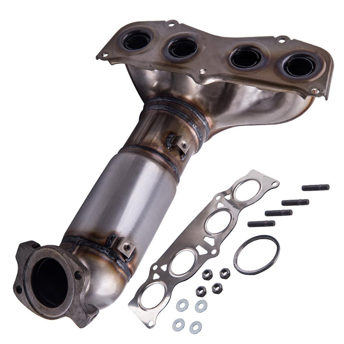 Exhaust Manifold W/ Catalytic Converter Front Compatible for Toyota Camry 2002-2009 2.4L