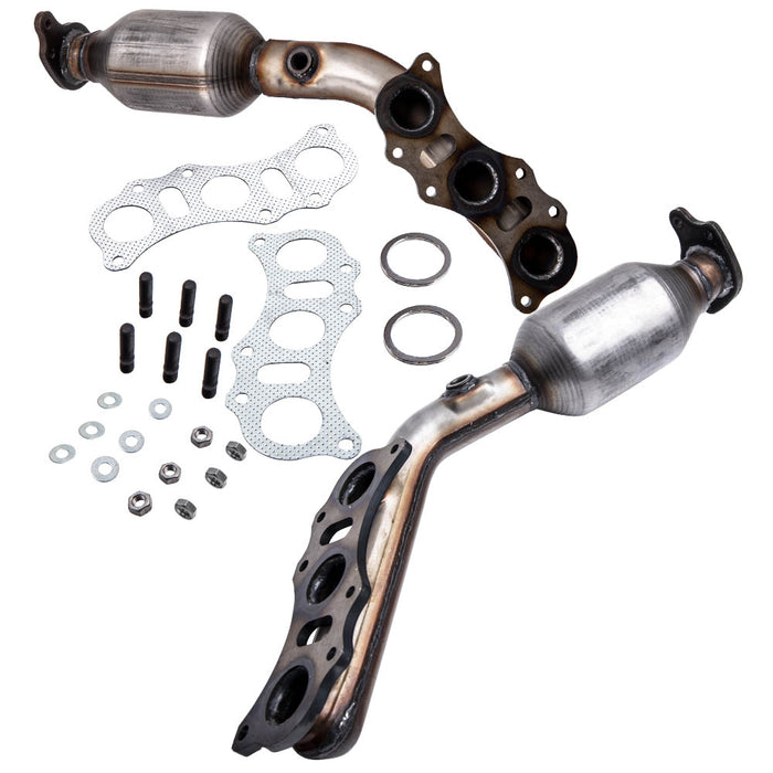Driver Passenger Side Manifold Catalytic Converter Compatible for Toyota Tundra 2005-2006