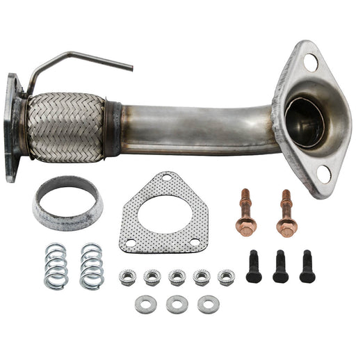 Front Flex Pipe compatible for Honda Accord 2008 2009 2010 2011 2012 2.4L Direct-Fit