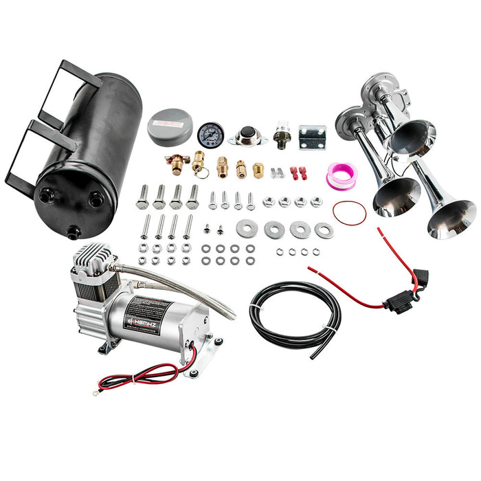 Tuningsworld Train Horn Kit Compatible for Truck/Car/Pickup Loud System